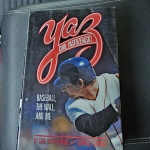 Yaz Baseball the Wall and Me Hardcover Book Carl‎ Yastrzemski 1st edition 1990